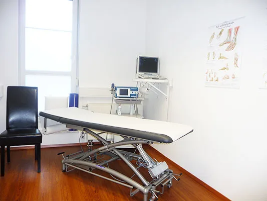 Behandlungszimmer der Praxis